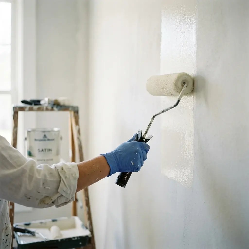Peinture intérieure au rouleau